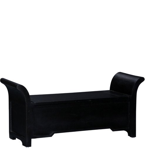 Handcrafted Wooden Storage Bench